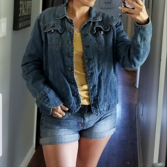 🧥DENIN JACKET WITH SWEATER LINING - Picture 7 of 7